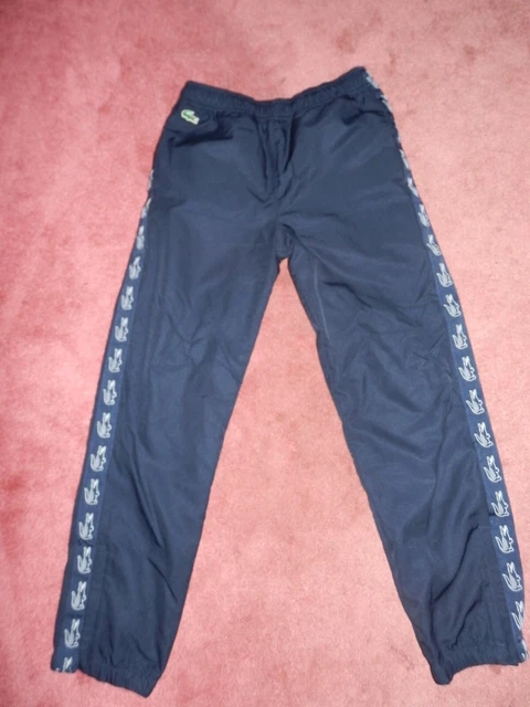 Pantaloni da pista nuovi senza etichette ragazzi ragazze Lacoste prezzo di ricambio £65 età 10