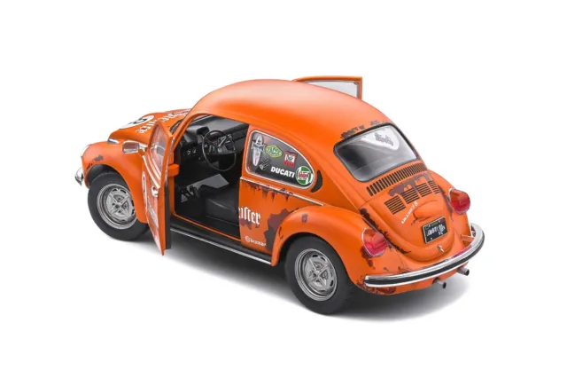 VW Beetle 1303 Jaeger Tribute Orange 1974 - 1:18 SOLIDO S1800518 7