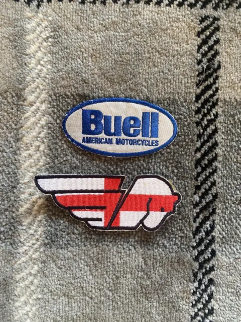 Buell sew on patch set 1 pegasus erik buell S1 S2 S3 X1 M2