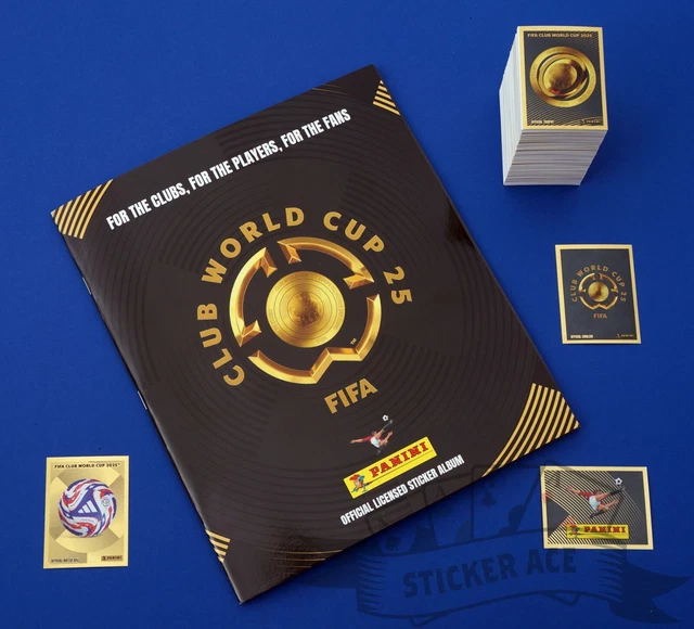 thumbnail image 2 of Panini FIFA Club World Cup 2025 Complete Sticker Set - 550 Unsticked Stickers + Hardcover Album 2 of 6