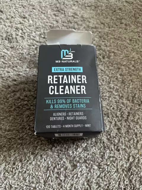 M3 - Limpiador Retenedor de Fuerza Extra Naturals 120 pestañas 4 Meses Suministro-Como Nuevo