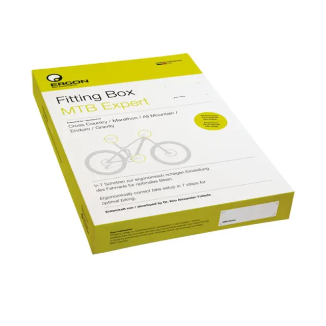 Ergon Fitting Box MTB Expert Fahrrad Einstellhilfe Komfort Performance Anspassen