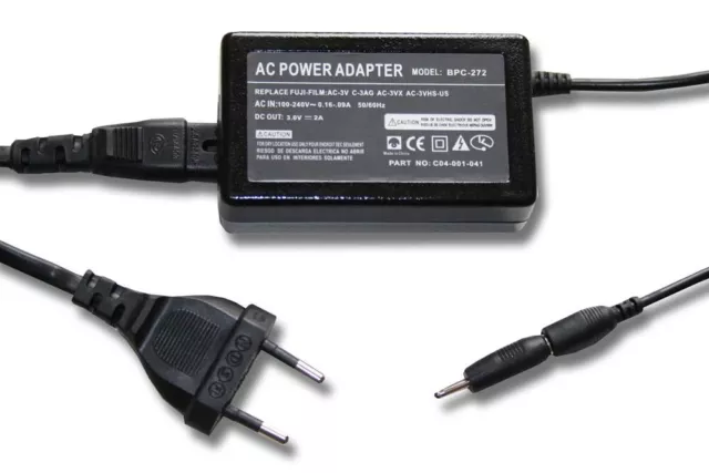 Alimentatore per Fujifilm FinePix A400, A403, A405, A500, A600, A605, A607, A610