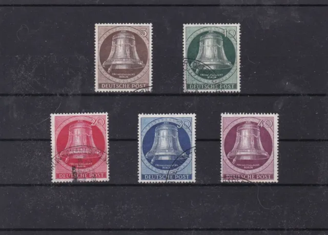 germany berlin freedom bells 1951 used stamps set cat £225  ref 7594