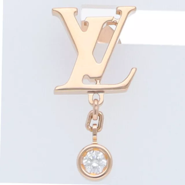 Louis Vuitton Color Blossom Earrings, Yellow and White Gold and PavÃ Diamond Gold. Size NSA