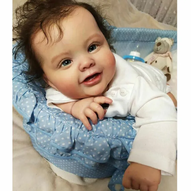 50cm Washable Reborn Baby Doll Real Boy Full Body Silicone Vinyl Toddler Gift