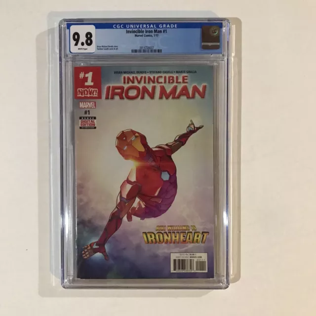 Invincible Iron Man #1 CGC 9.8 - Marvel 2017 - 1st Riri Williams as Ironheart