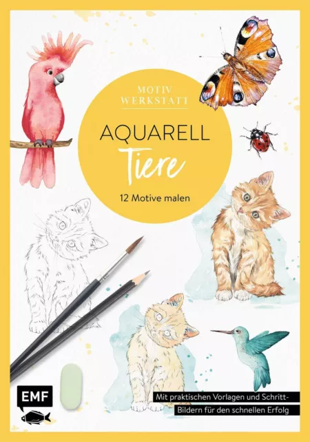 Motivwerkstatt: Aquarell - Tiere | Taschenbuch | 32 S. | Deutsch | 2022