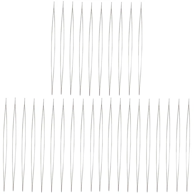 30 PIEZAS Hilo Agujas de Coser Apertura Cuentas de Ojos Grandes Agujas Hágalo usted mismo Herramienta de mano