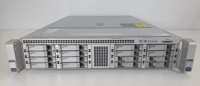 Cisco UCS C240 M4S2 Intel Xeon E5 2680v3 12C 64Gb RAM 12x 300Gb SAS HDD