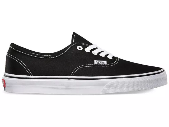 Vans Authentic Men's Canvas Casual Shoes Black Size 10.5--16