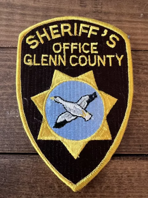 Rare Glenn County Sheriff Patch