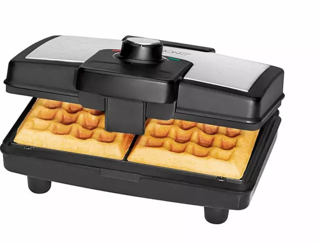 Macchina Cialde Piastra Waffel Belgi Wafer Waffle Maker Clatronic Wa3606 800W