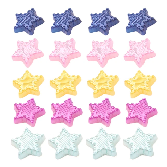 50 piezas decoración de estrellas de mar micro paisaje estrellas de mar decoración de musgo decoración de estatuas encanto