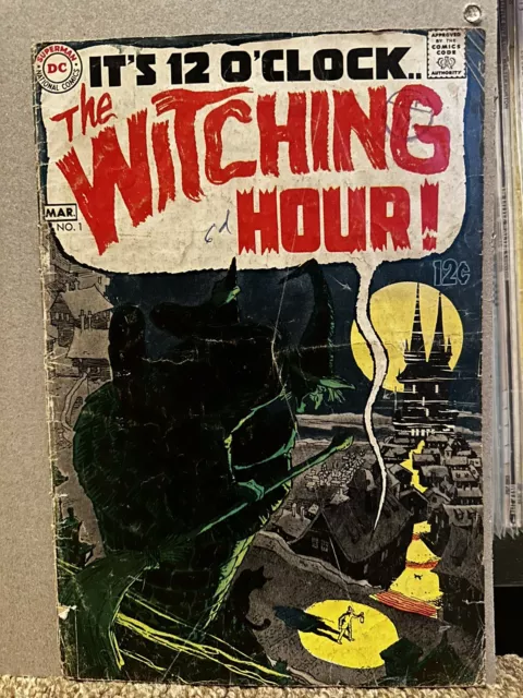 The Witching Hour #1 March 1969 Cardy Art DC Silver Age horror 3 Witches 1st App