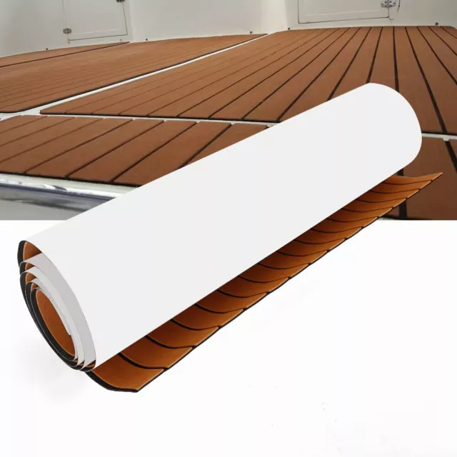 270*90cm Teak EVA Schaum Boot Yacht Bodenbelag-Matte Deck Teppich Selbstklebend