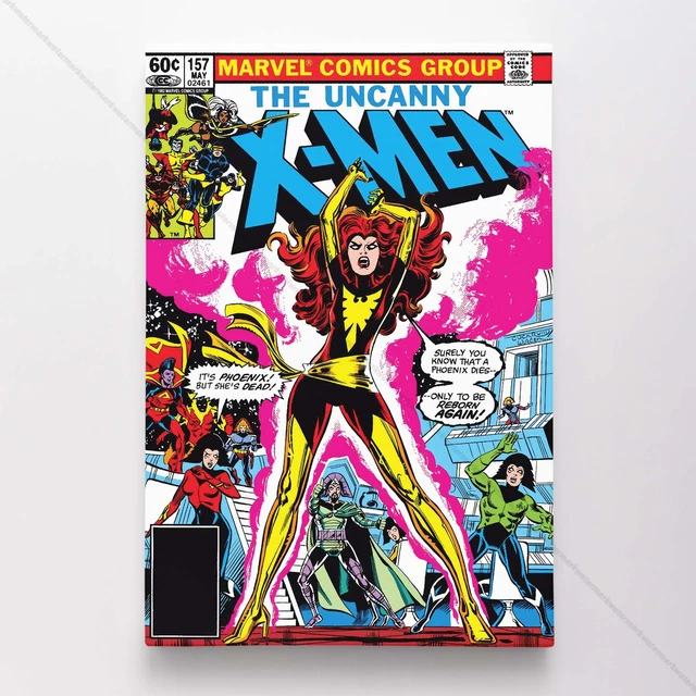 Uncanny X-Men Poster Canvas Vol 1 #157 Xmen Marvel Comic Book Art Print