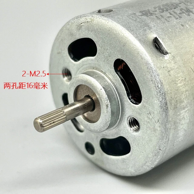 2 Stück 385 Mikromotor DC 12V – 10000 U/min, 2,3 Mm Welle, Für DIY, Spielzeug & Modellbau