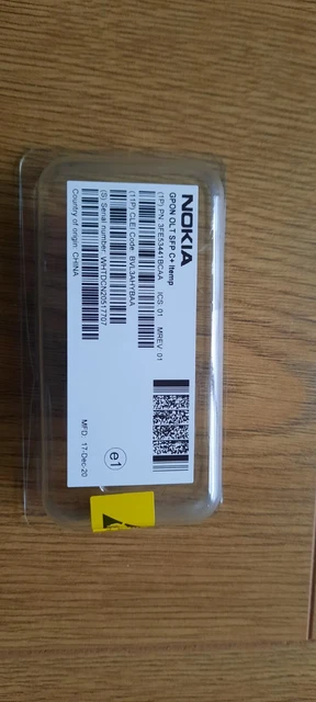 Module SFP GPON OLT Nokia B+ Classe 1 - 3FE53441CAA - Itemp - Neuf