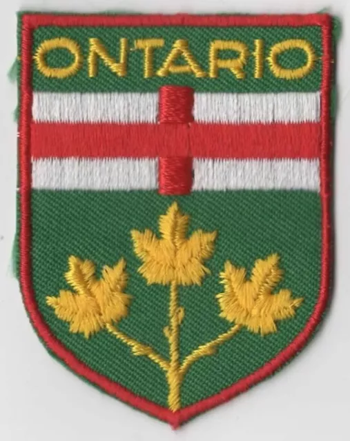 Ontario Patch RED Bdr. [INT758]