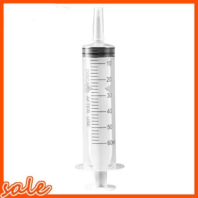 60ml Feeding Syringe Health Enema Syringe Without Needle for Animal Food Feeding