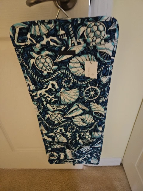 Vera Bradley GRAND HANGING TRAVEL ORGANIZER BAG SHORE ENOUGH Cosmetic Toiletry