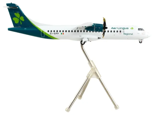 ATR 72-600 Commercial Aircraft "Aer Lingus" White with Teal Tail "Gemini 200" S