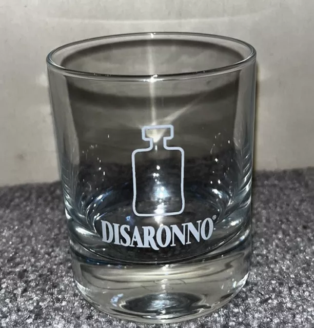 Small Amaretto Disaronno Shot Glass 3” Tall Excellent Condition Bar Gift