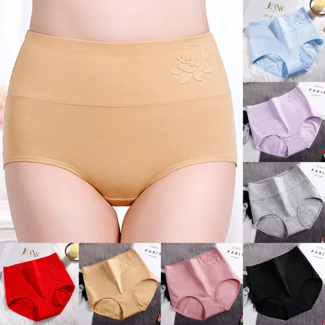 coskefy Women's High Waisted Cotton Underwear Soft Kenya