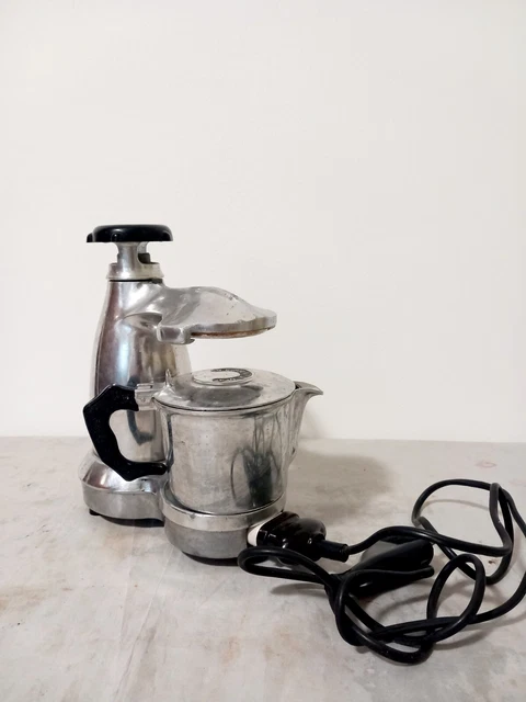 Cavo Alimentazione Universale Per Caffettiera Vintage Modello E9189 – 2 Pin, Nero, Ricambio