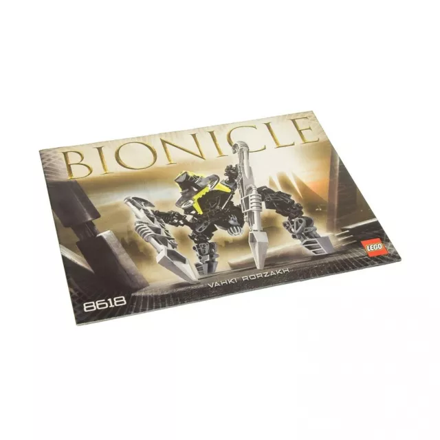 1x LEGO Bionicle Instruction de Montage A5 Pour Set Vahki Rorzakh 8618