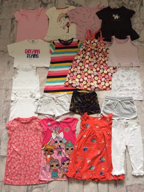 Pacchetto abiti da ragazza 3-4 anni gap Nike TU ecc abito top pantaloncini gilet ecc