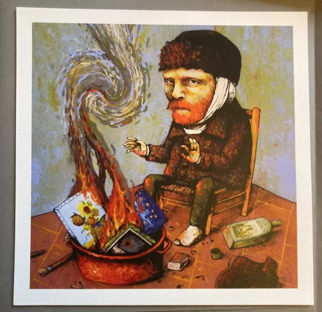 DRAN Print  Van Gogh  2016 Paris  stamped pop up Mint extremly Rare