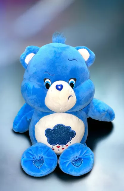 Care Bears Plush Sing A Long Grumpy Bear Blue Interactive Working Tested 13”