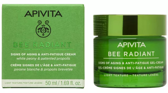 Apivita Bee Radiant Gel-Crema Leggera Illuminante 50Ml