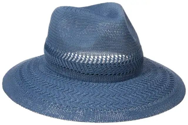 Collection XIIX Women’s Color Expansion Panama Hat, Vintage Chambray, One Size