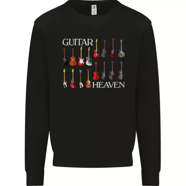 Guitar Heaven Collection Guitarist Acoustic Mens Sweatshirt Jumper