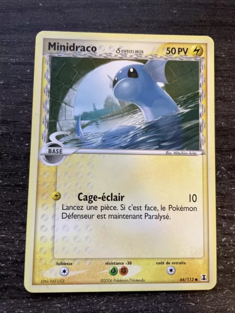 Minidraco Commune - Pokémon 66/113 Ex Espèces Delta Proche Du Neuf/Nm