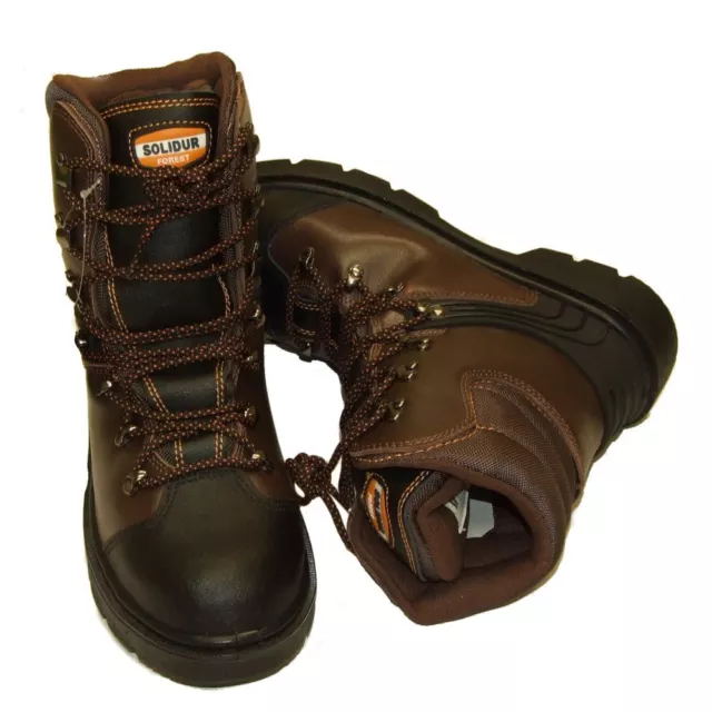 Chainsaw Safety Boots SOLIDUR Class 1 Sizes 6 - 12