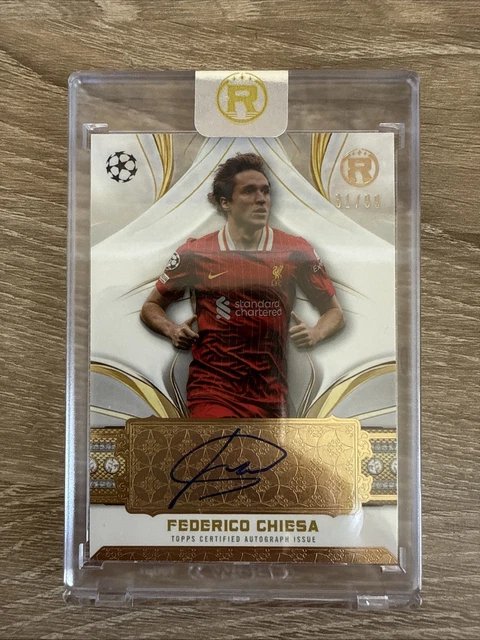 2024-25 TOPPS REVERENCE Auto #/99 Federico Chiesa Liverpool FC 