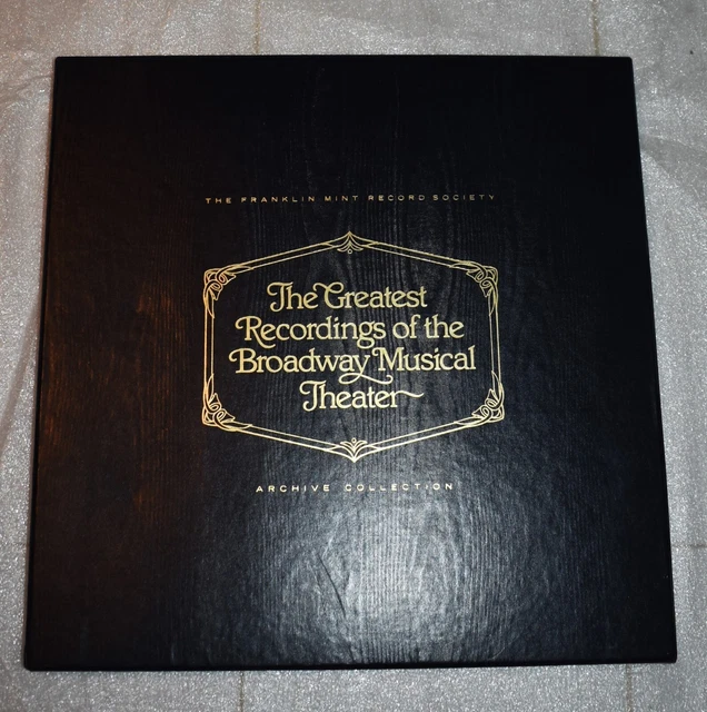 FRANKLIN MINT: GREATEST RECORDINGS OF THE BROADWAY MUSICAL THEATER - 4 ...
