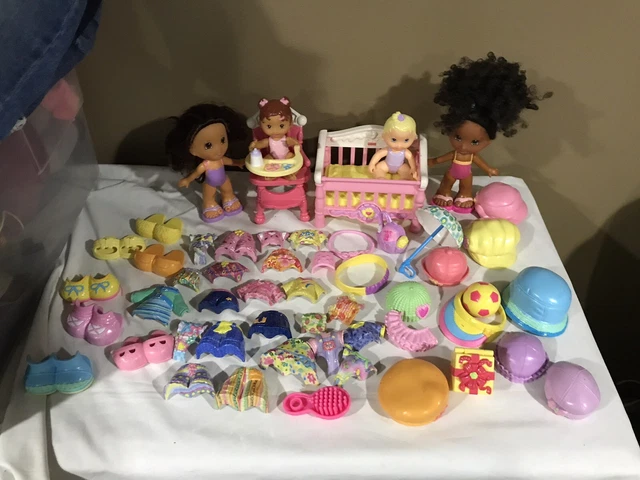Fisher Price Snap N Style Dolls Babies Clothes Accessories And Furniture 50+ Pcs