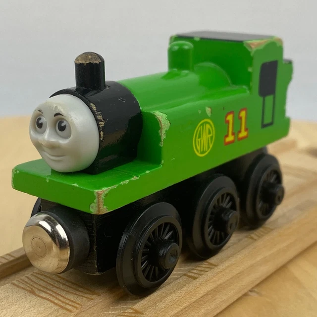 Oliver Train THOMAS THE TANK Engine Wooden Train Oliver 1994 Britt Allcroft Flat ...