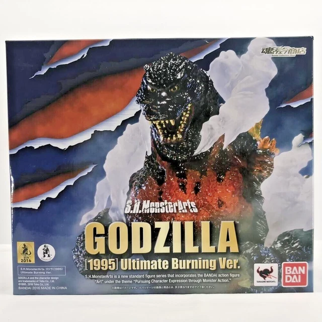 Bandai S.H.Monsterarts Godzilla 1995 Ultimate Brûle Ver. Figurine Monster