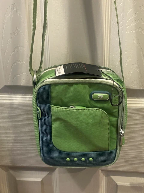 TUMI T Tech Ballistic Nylon Crossbody Shoulder Bag Zipper Case Wallet  Defect