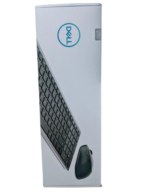 Dell Multi-Device Wireless Keyboard and Mouse Combo KM7120W-GY-US GRAY NEW