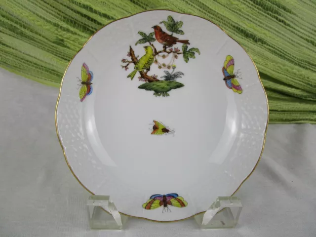 Unused HEREND HUNGARY ROTHSCHILD BIRD 5 3/8" FRUIT/DESSERT/SAUCE BOWL Perfect!