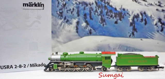 Locomotive Vapeur Marklin Mini Club 8807 – Southern 2-8-2, échelle Z 1:220