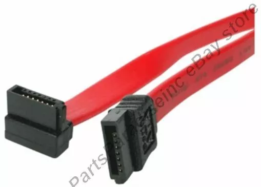 19.6"/20"inch SATA DOWN ELBOW,RIGHT ANGLE/RA Cable/Cord/Wire,Serial ATA {RED