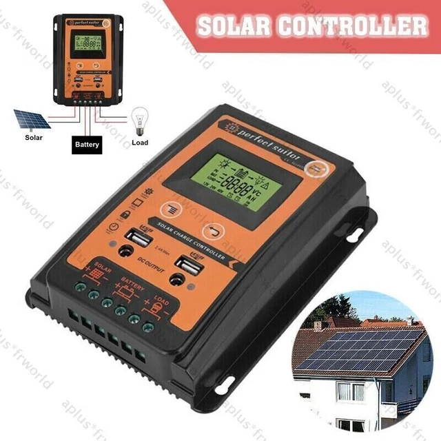 Régulateur Solaire MPPT 60A Willoghsa - WiFi/Bluetooth - 12/24V - Contrôle Intelligent Batterie